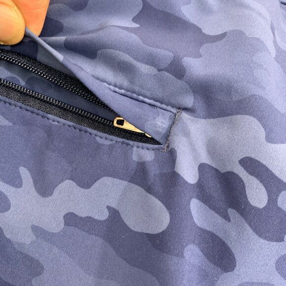 Peter Millar Golf Shorts Mens Size 42 Stretch Flat Front Camo Beige 10" Inseam - Picture 12 of 12